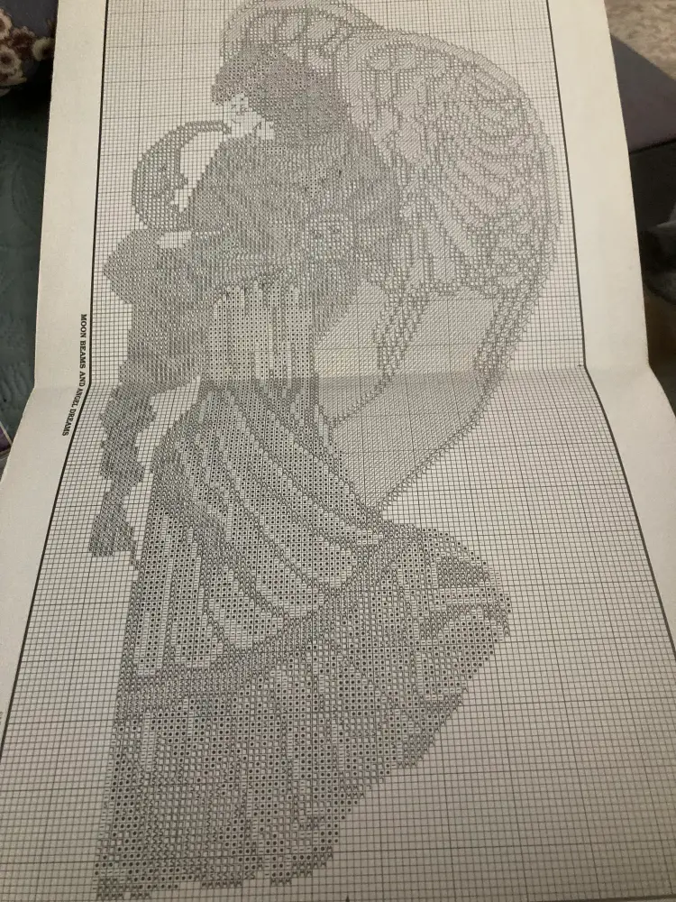 Moon Beams & Angel Dreams Cross Stitch Pattern