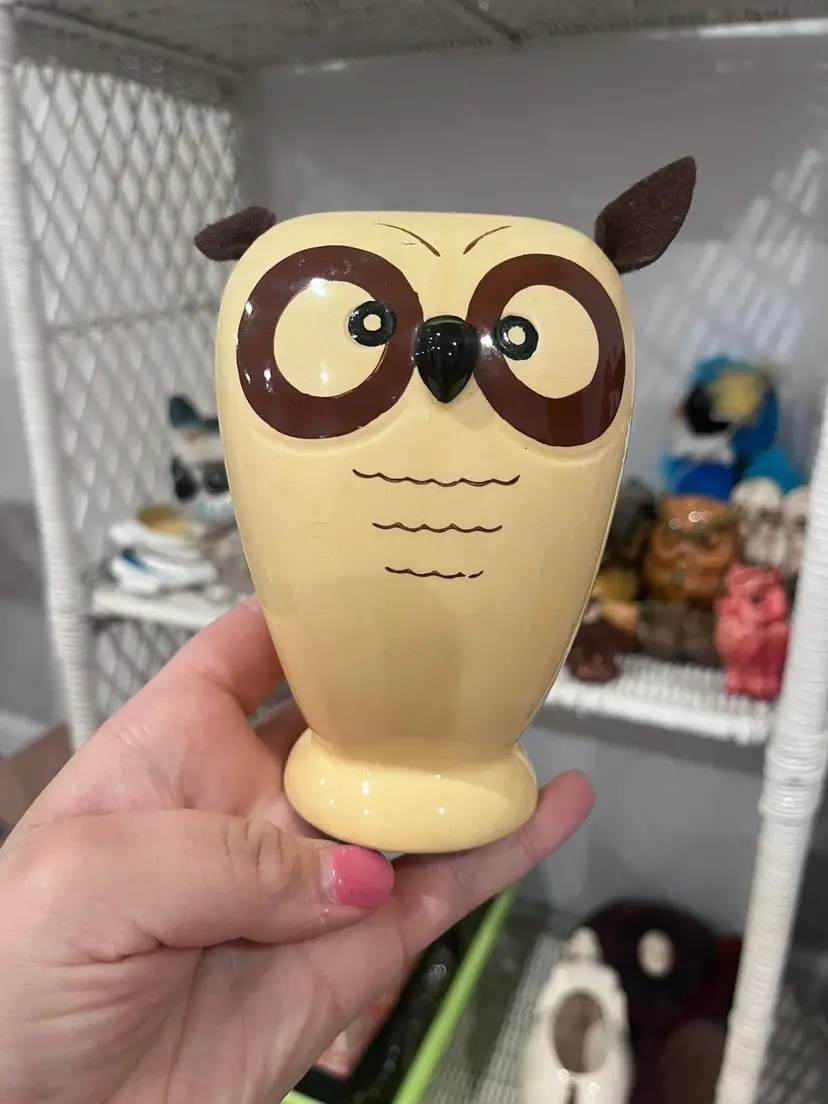 Vintage Owl Bank