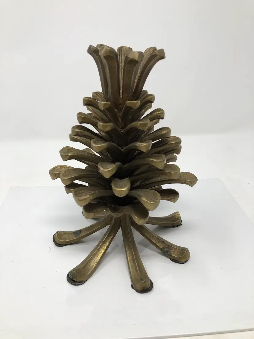 Solid Brass Pinecone