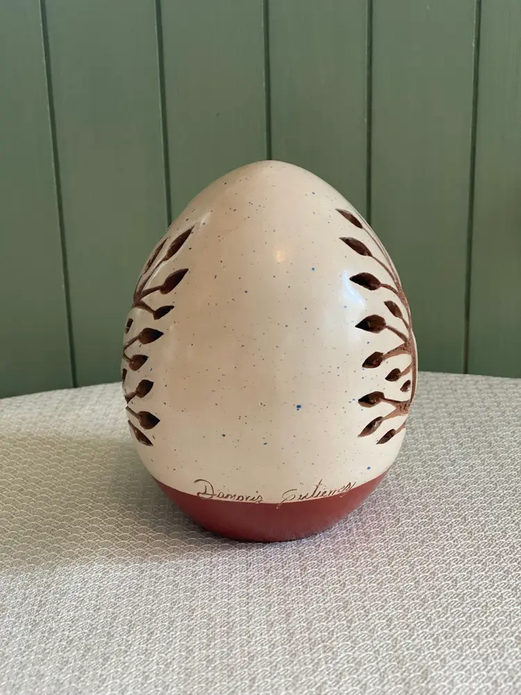 Tree Of Life Ceramic Egg Light Cover