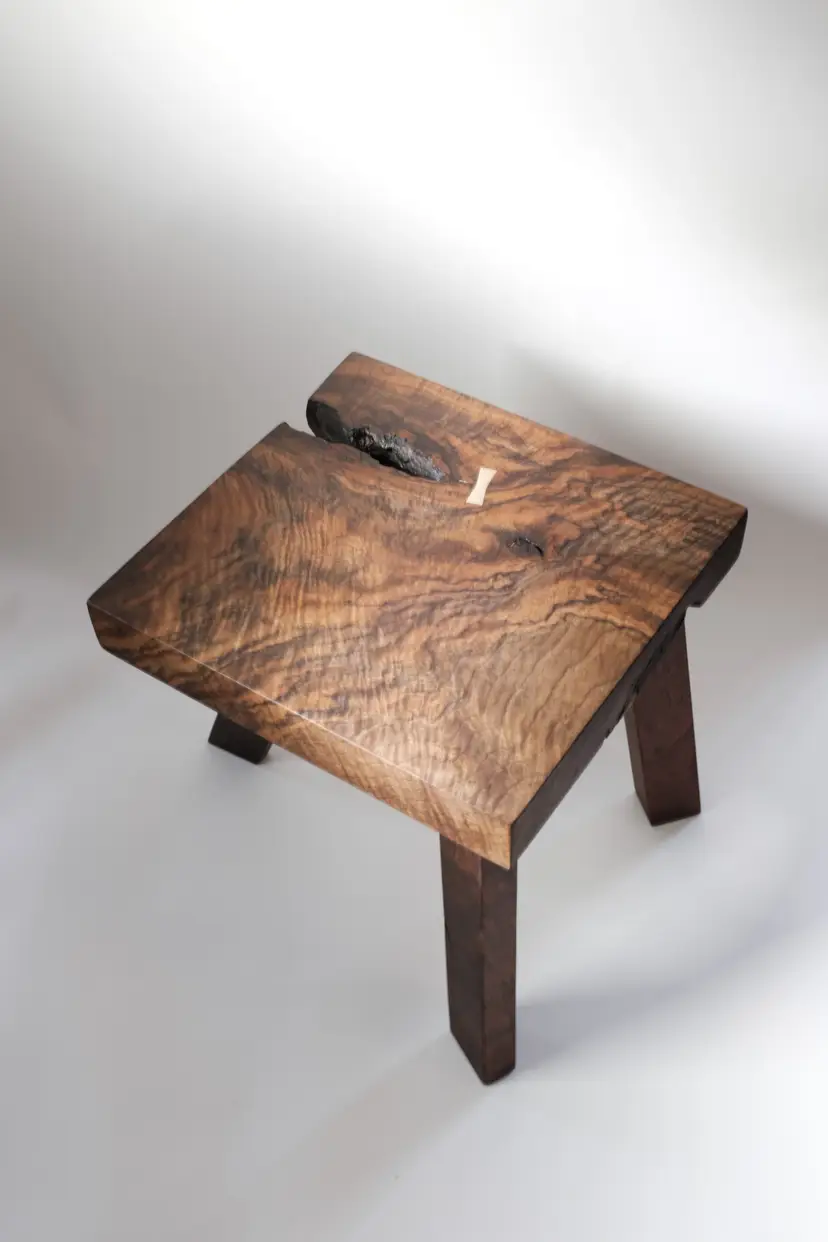 Bastogne Walnut Side Table