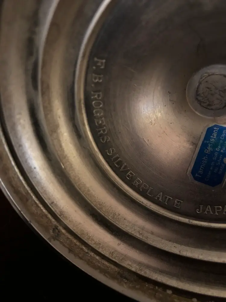 Rogers Silver Plated Candle Holder