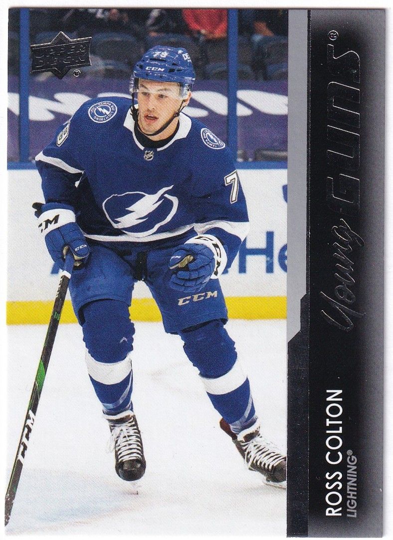 2021-22 Upper Deck #224 Ross Colton YG RC Tampa Bay Lightning