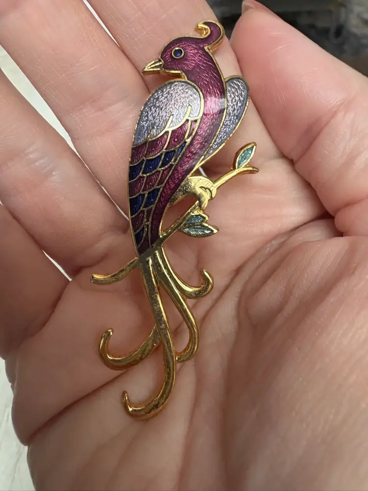 Cloisonné Pin Brooch