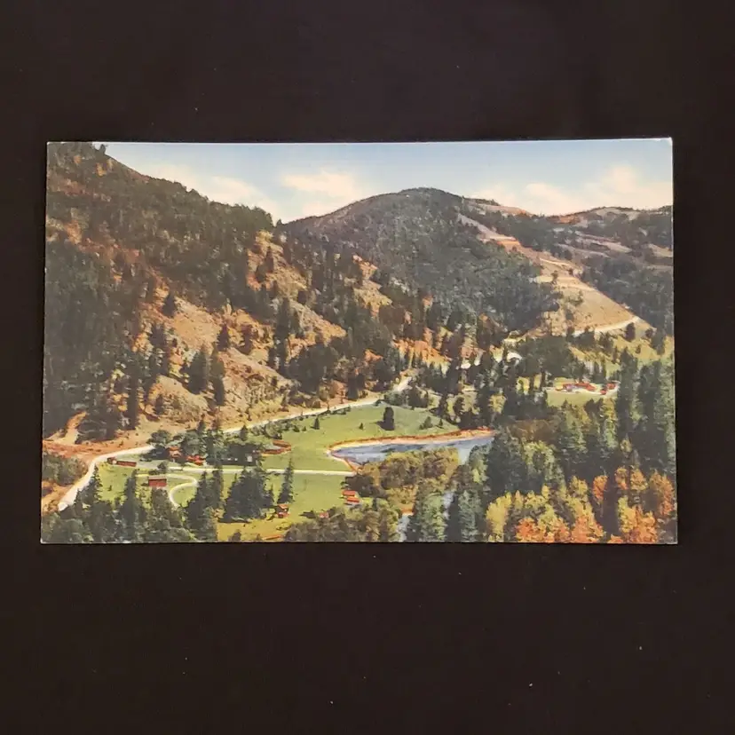 Postcard Red River Pass from Buffalo Trail Red River New Mexico unused Vintage