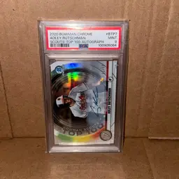 2020 Bowman Chrome Adley Rutschman Scouts Top 100 Auto /50 PSA 9