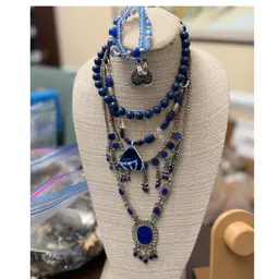 #36 6 And A13 - Pretty Blue Dangly Lot