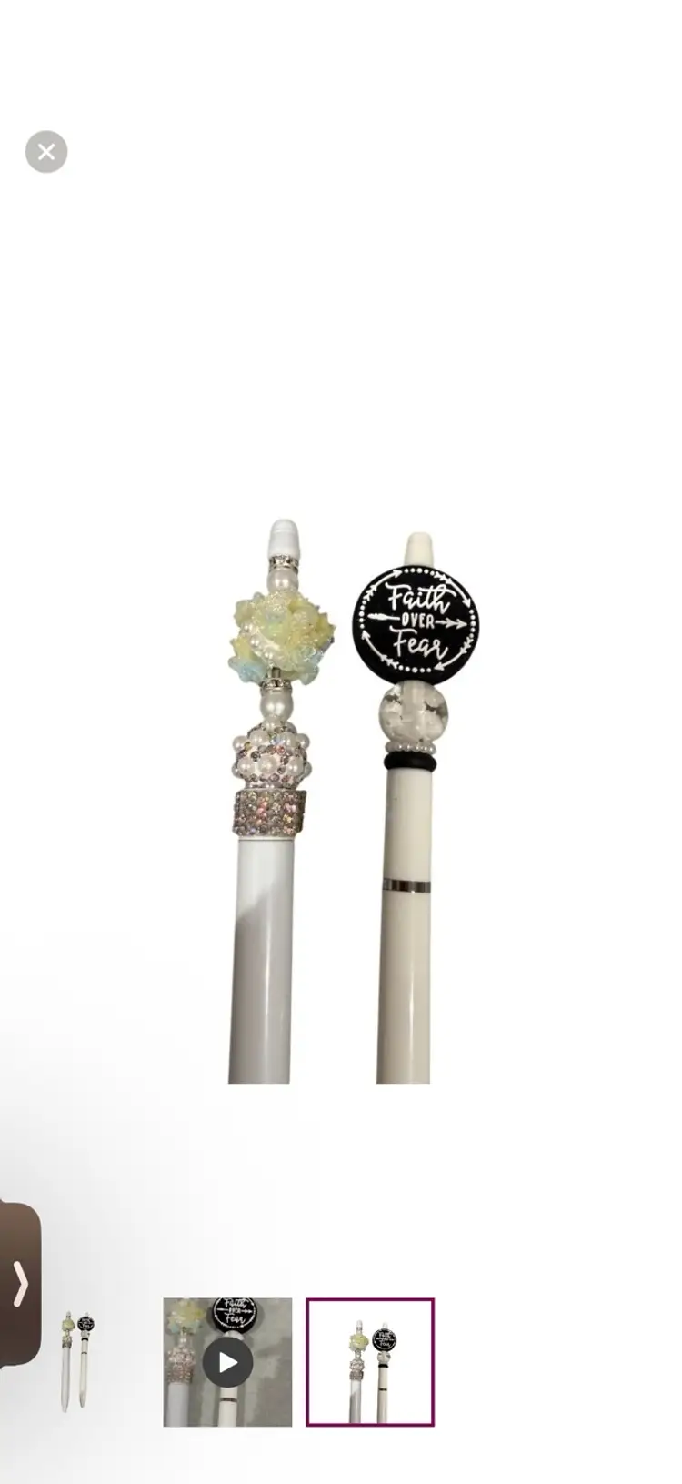 Two Handmade Pens, Cute Wedding Gift, Journaling, Birthday Gift, Religious Faith