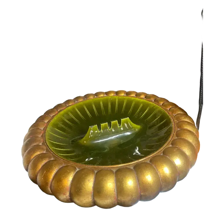 MCM Ceramic Astray Signed "Anthony" USA 224 by Freeman McFarlin, 13" Dia.