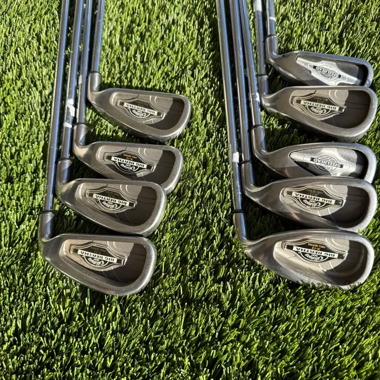 Callaway Big Bertha RH X-12 Pro And X-14 Combo Set 2-PW With R Flex Rifle Shafts