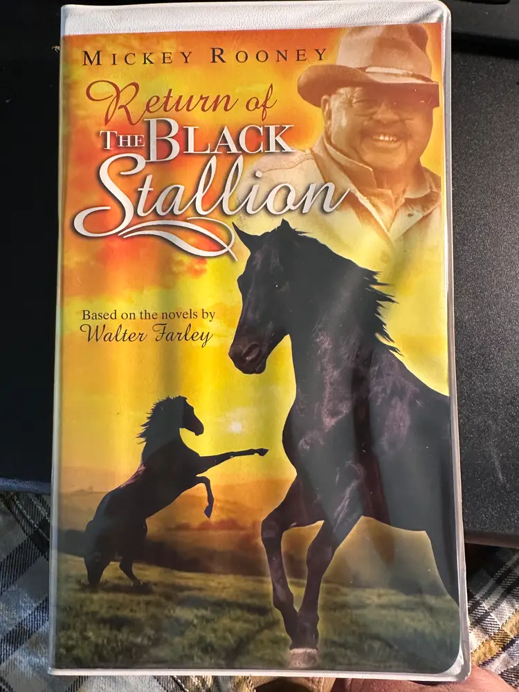 Classic Family Adventure: Return of the Black Stallion VHS (Mickey Rooney)