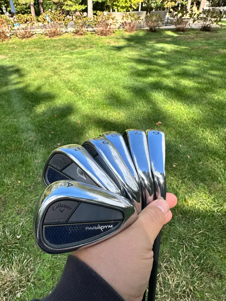 Callaway Paradym Irons 6-AW | HZRDUS Gen 4 Silver 65g R-Flex Graphite