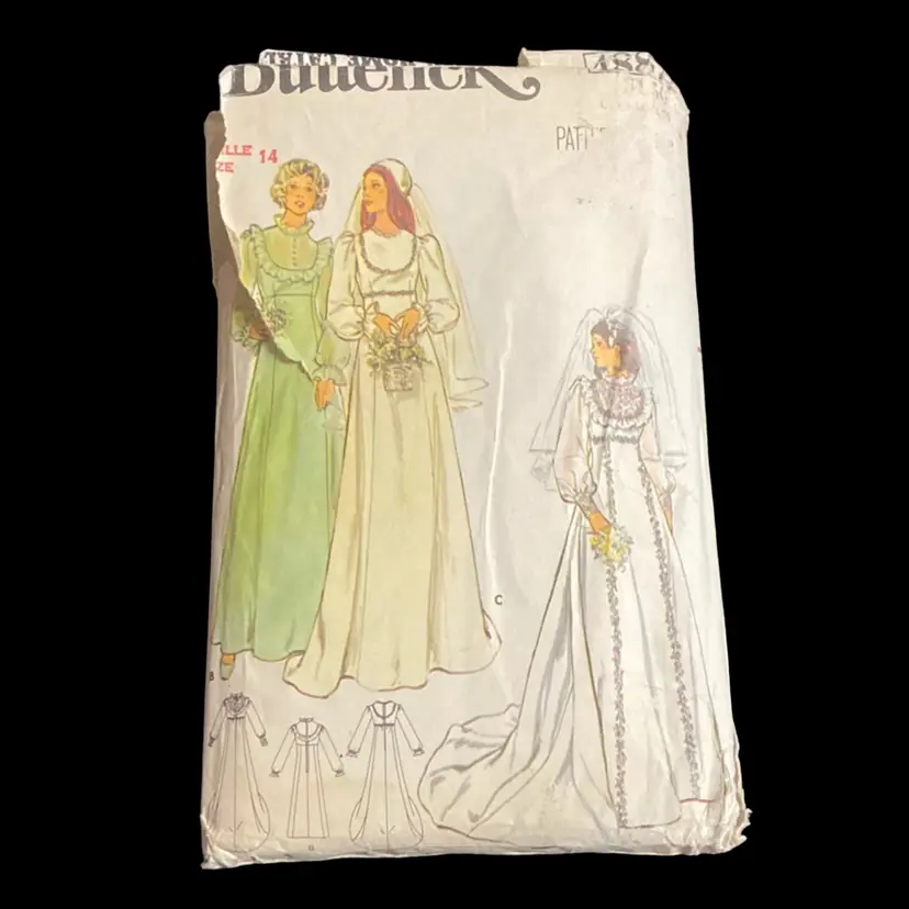 Vintage Butterick 4887 Sewing Pattern Uncut Size 14