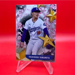 Yoshinobu Yamamoto 2025 Topps Series 1 Tokyo Series Stars Of Japan Los Angeles Dodgers