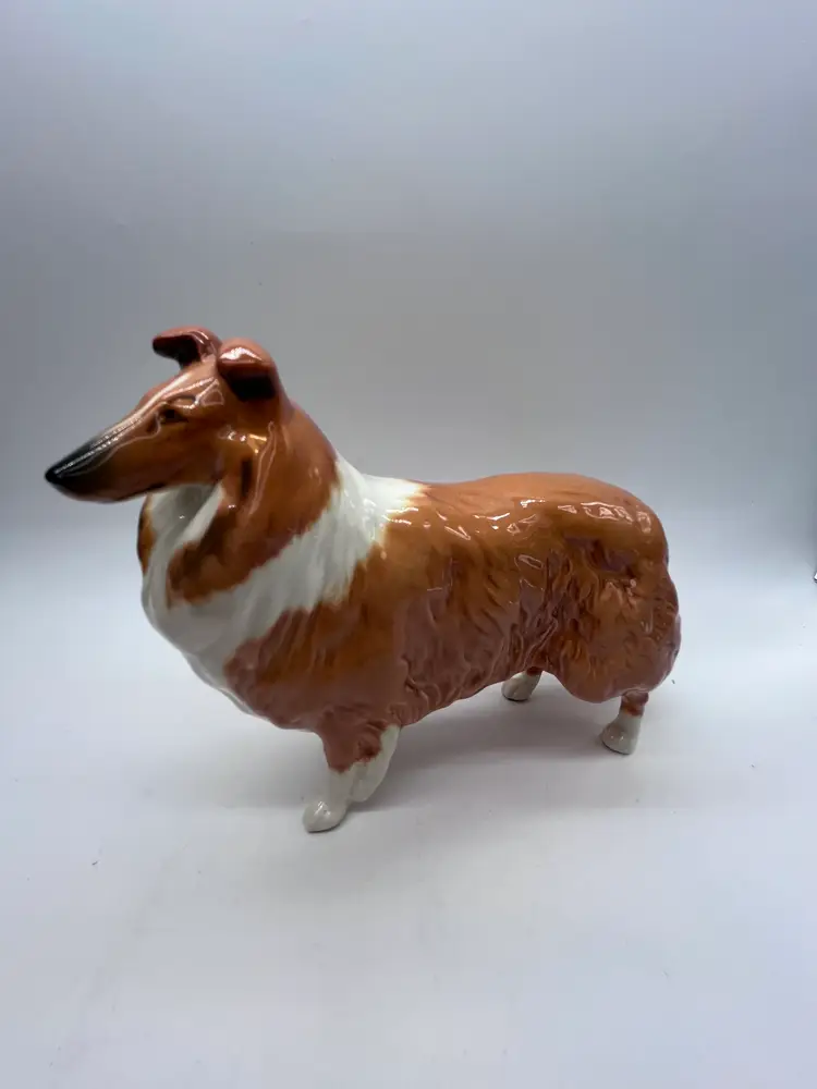 BESWICK ENGLAND Fine Porcelain Lochinvar Lady Park Champion Collie Dog 1970s