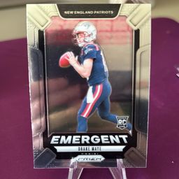 Drake Maye 24 Prizm RC Emergent New England Patriots