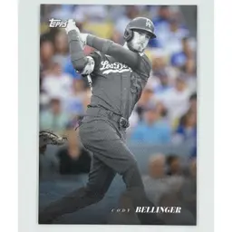 Cody Bellinger 2022 Topps Black & White Color Background /49 Los Angeles Dodgers