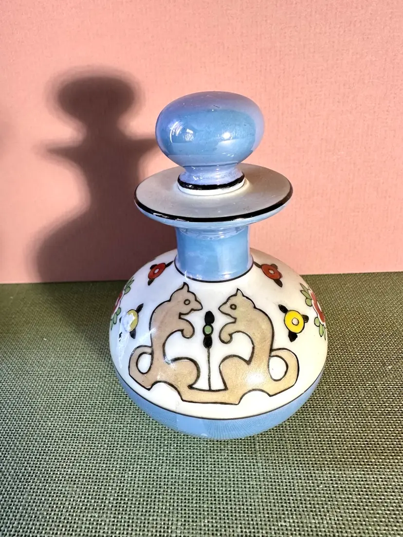 Meito  Japan Perfume Bottle Porcelain