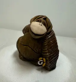 #01 Vintage Artesania Rinconada Orangutan Figurine