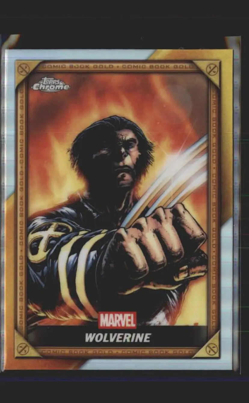 Wolverine 2025 Topps Chrome Marvel Deadpool #CB-6 Comic Book Gold - (140) -