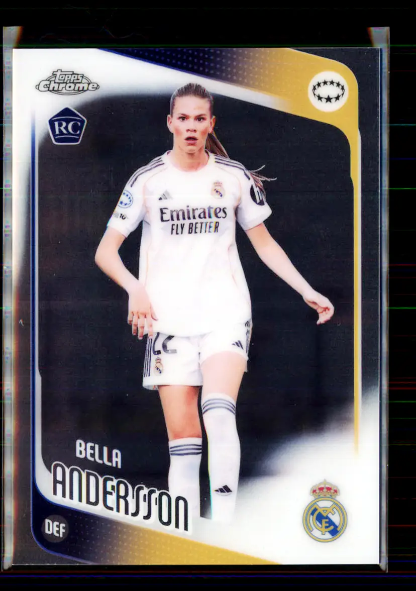 Bella Andersson 2025-26 Topps Chrome UEFA Women's Champions League #38 - (145) - Real Madrid C.F.