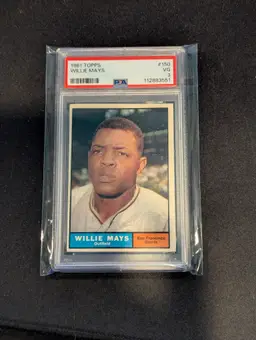 1961 Topps #150 Willie Mays PSA 3 - San Francisco Giants