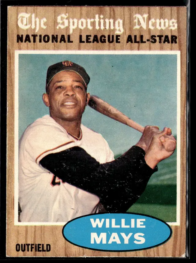 #191 Willie Mays 1962 Topps #395 *LIVE AUCTION*