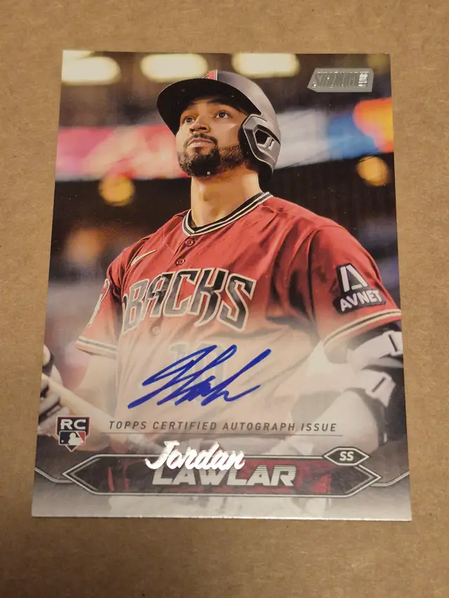 Jordan Lawlar (RC) 2024 Topps Stadium Club #SCBA-JL On Card Auto