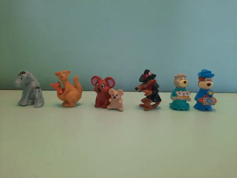 Vintage Mixed Lot of 6 Kinder Surprise Toys Mostly 90s
