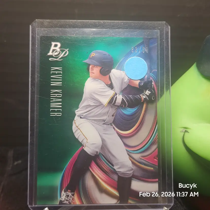 2018 Bowman Platinum Green - Kevin Kramer Pittsburgh Pirates 83/99