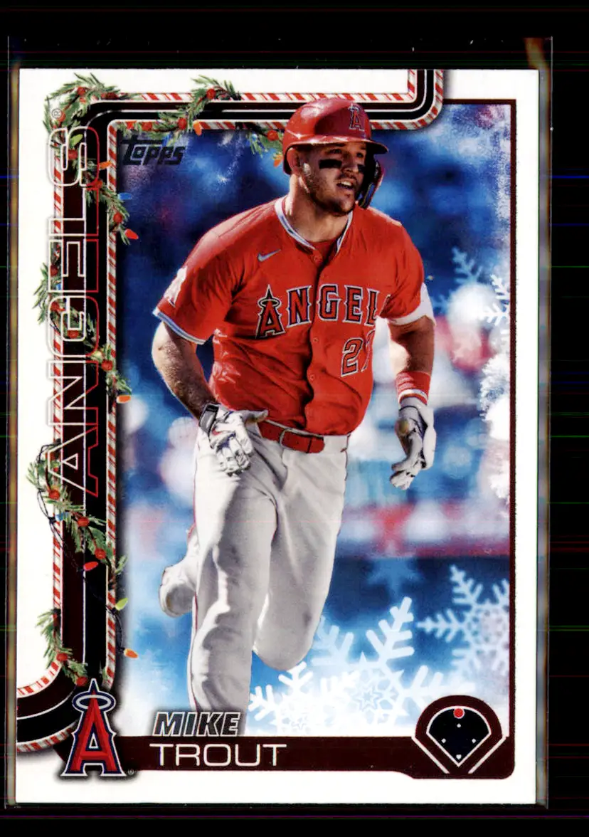 Mike Trout 2025 Topps Walmart Holiday #H50 - (135) - Los Angeles Angels