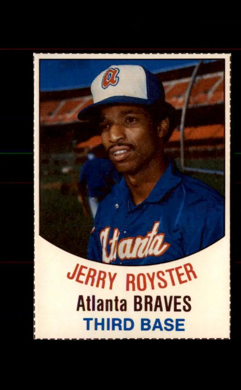 1977 Hostess #38 Jerry Royster - (pk1) - Atlanta Braves