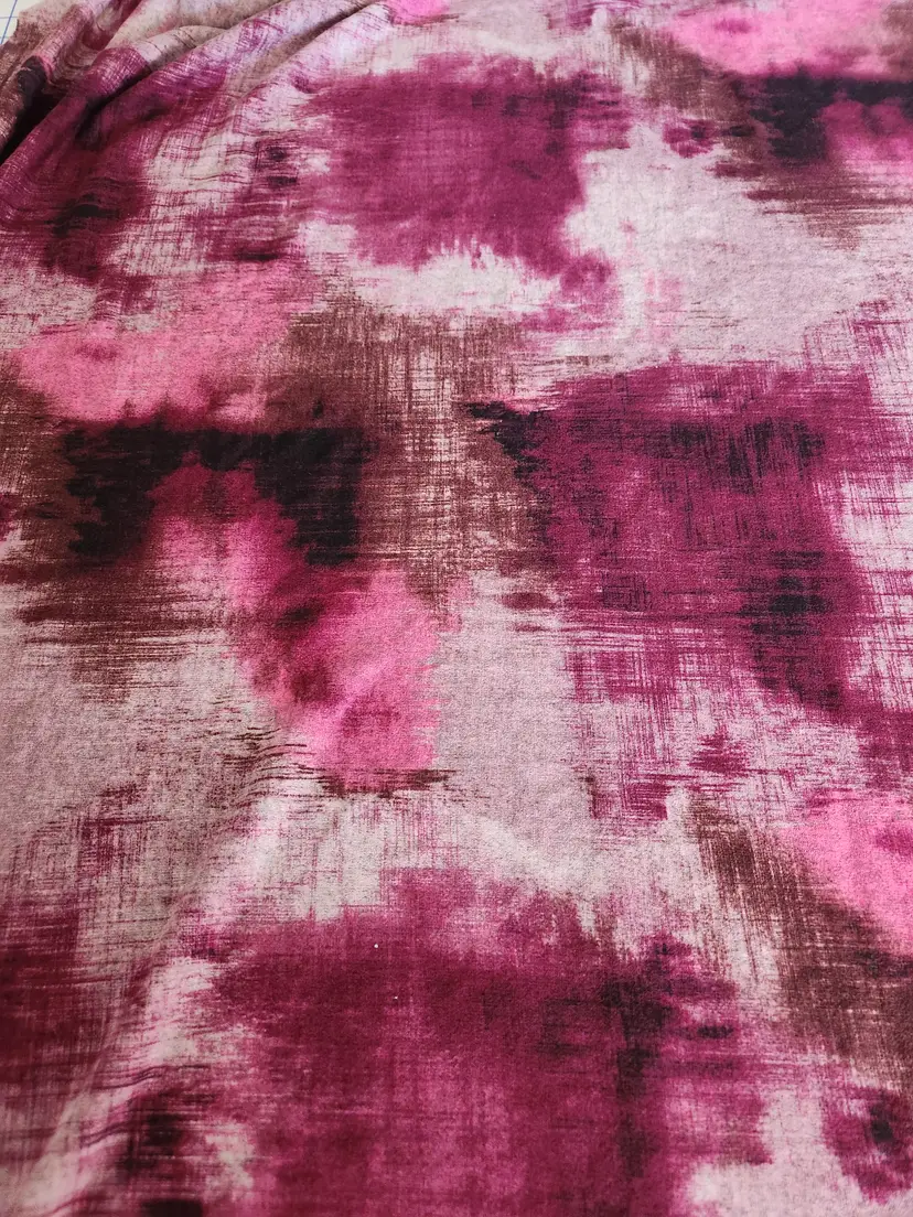 Magenta Stretch Knit Fabric