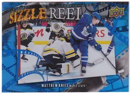 2025-26 Upper Deck Sizzle Reel #SR16 Matthew Knies Toronto Maple Leafs Hockey Card