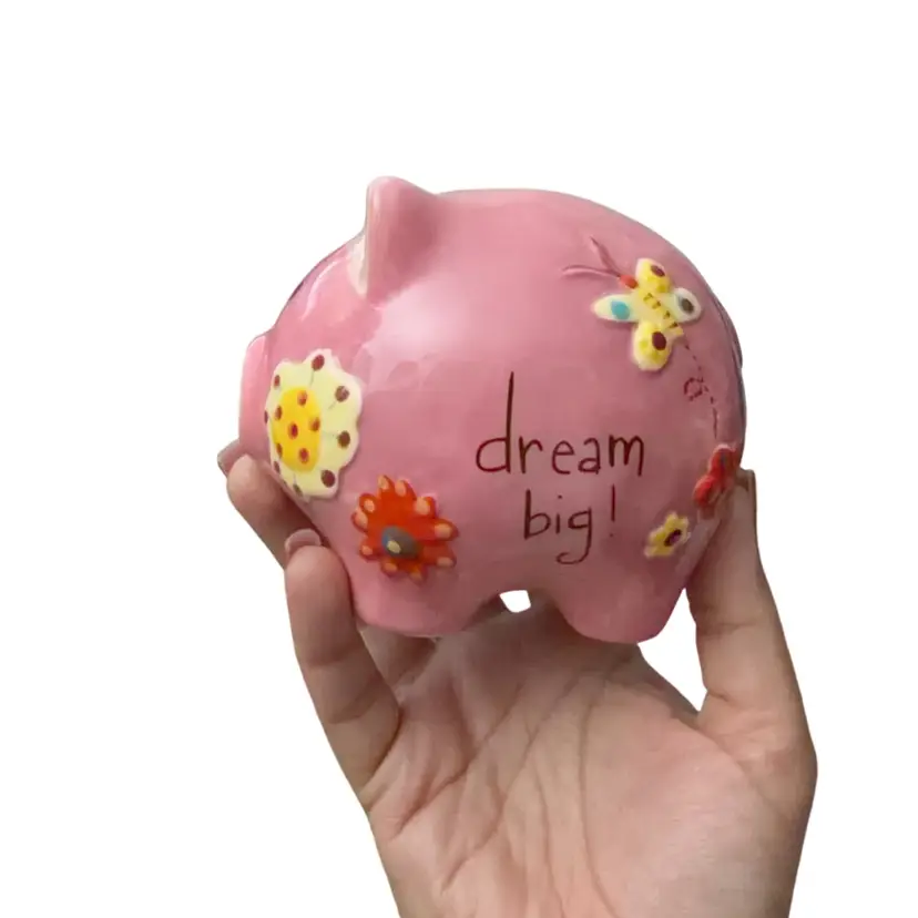 Dream Big Ceramic Piggy Bank