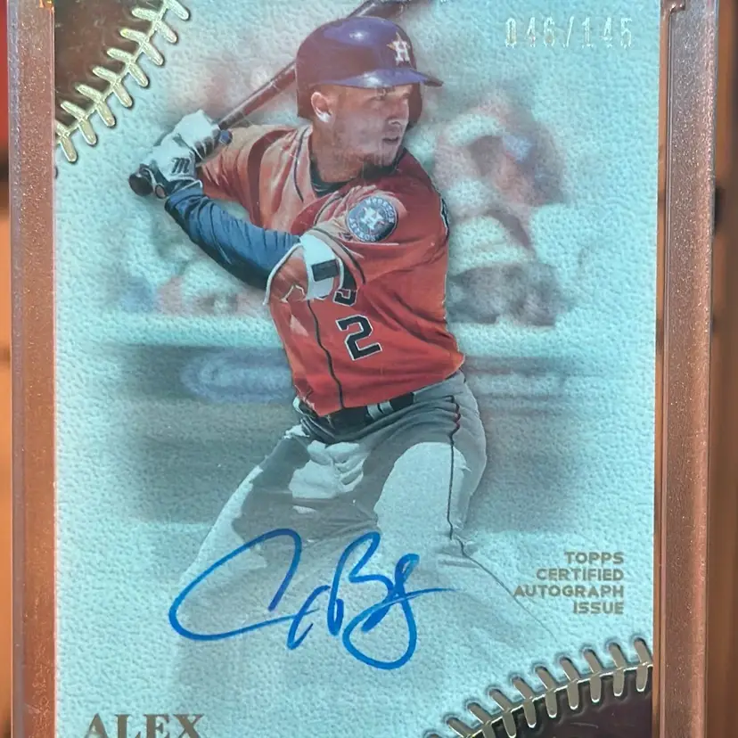 Alex Bregman 2018 Topps Tier One Auto /145 Houston Astros (One Touch Included)
