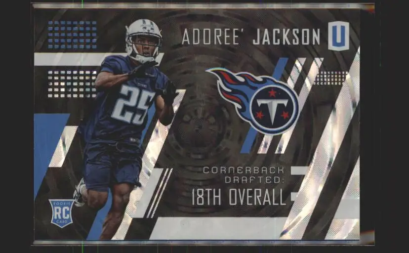 Adoree' Jackson 2017 Panini Unparalleled #228 - (139) - Tennessee Titans