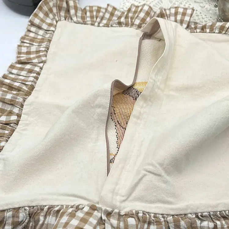 Adorable 15” Cross Stitch Horse Pillow Handmade