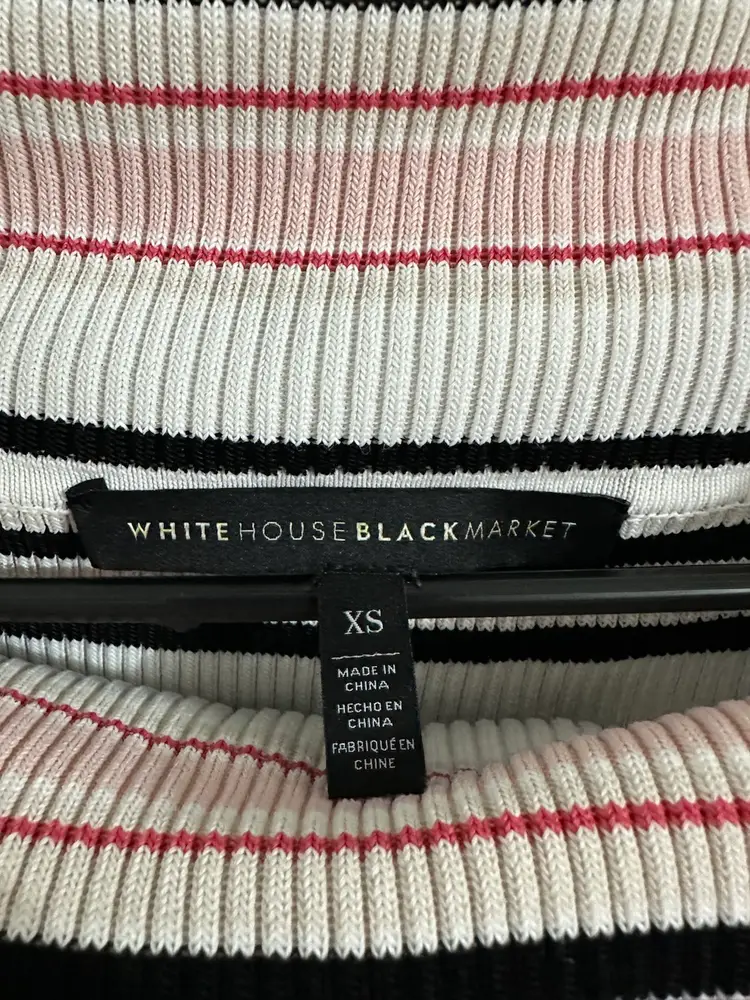 Women's XS Pink Long Sleeve Sweater by White House Black Market