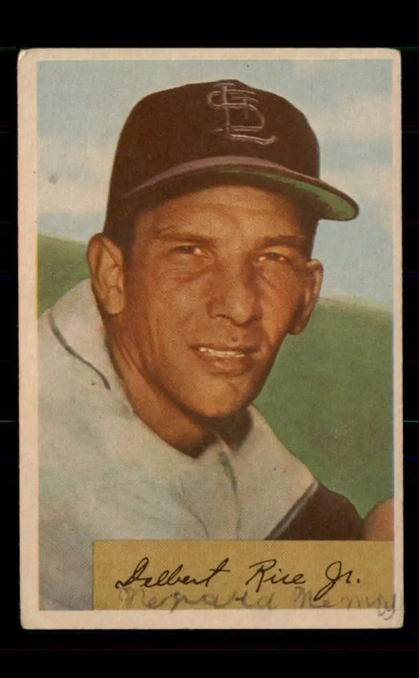 1954 Bowman #30 Delbert Rice Jr. - (pk-tl3) - St. Louis Cardinals