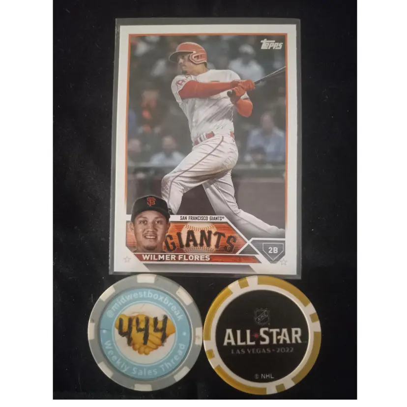 2023 Topps Series 2 Wilmer Flores Advanced Stats /300 - San Francisco Giants