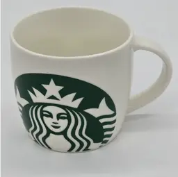 2017 Starbucks 14oz Coffee Mug Green Siren Mermaid Logo