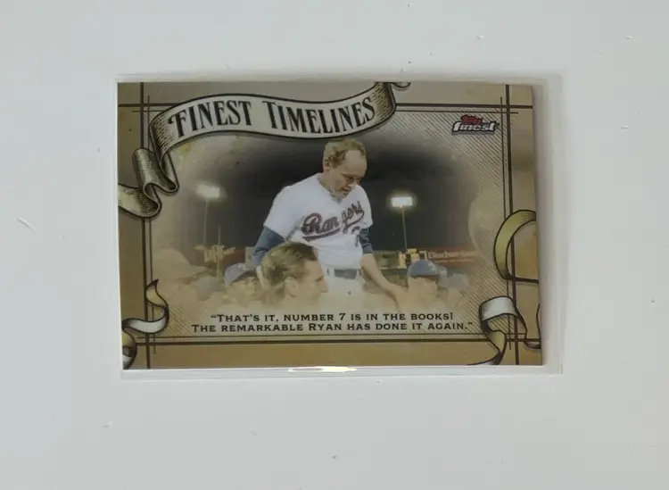 Nolan Ryan Finest Timelines Texas Rangers