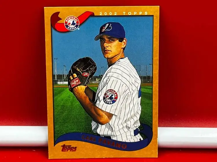 2002 Topps Collector Baseball Trading Card Expos Carl Pavano #407