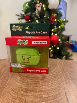 NEW, THE GRINCH FURRY AIRPODS PRO CASE