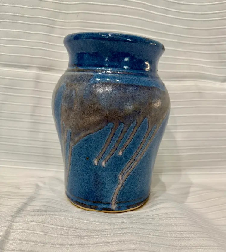 Studio Pottery Signed And Dated 1988