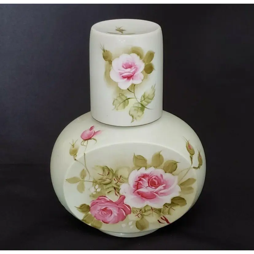 TUMBLE UP Porcelain  Bottle & Cup Vintage