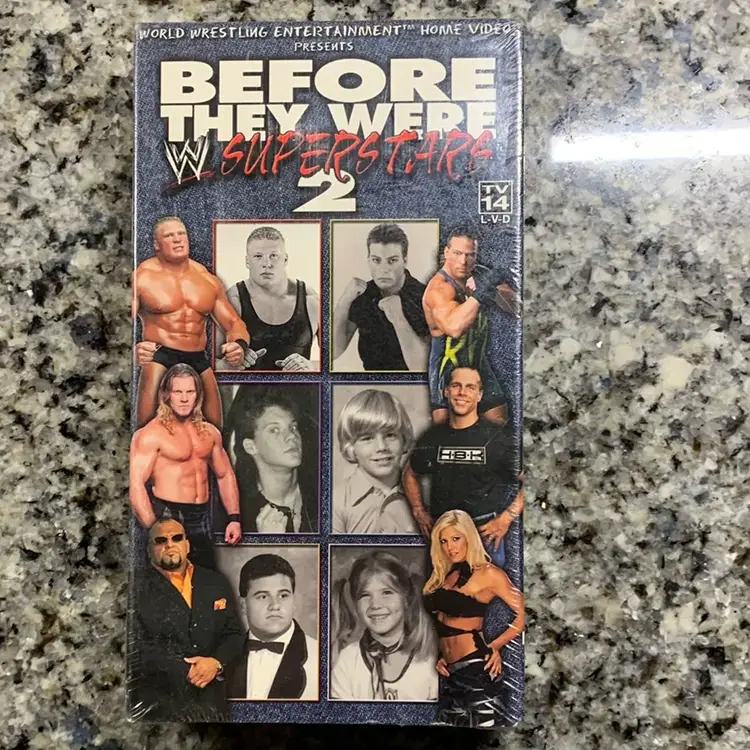 WWE before they were superstars too VHS sealed