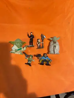 star wars figures lot of 6 figures Random Lot