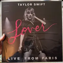 Taylor Lover Live from Paris Custom Vinyl Cover Sleeve